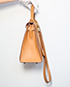 Kelly Sellier 28cm Veau Chamonix Leather in Gold, side view
